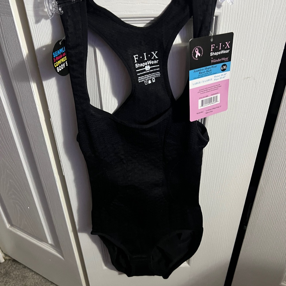 Black Shapewear Intimates with Racerback Design
